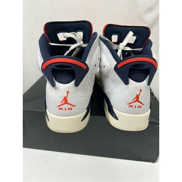 Nike Air Jordan 6 Retro VI‎ Tinker Hatfield White 384664 104 Mens Size 12 - Picture 4 of 6